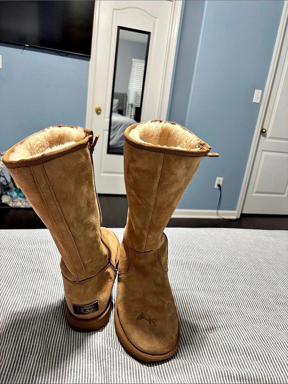 UGG Classic Tall Zip Boot Brown Winter Boots
